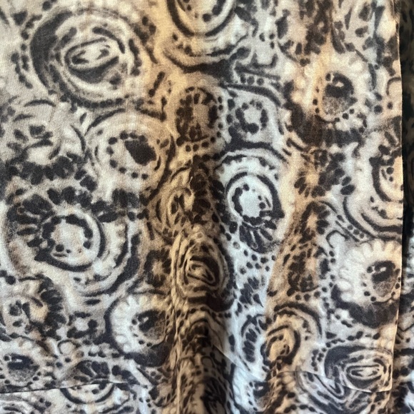 J Jill Pure Jill  Large Women's Printed Scoop Neck Dress- Neutral Swirl Pattern - Picture 5 of 5